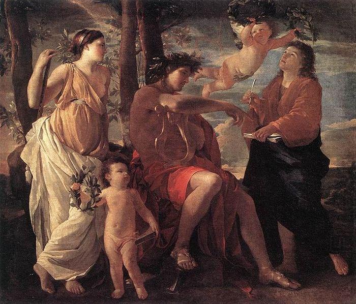 Nicolas Poussin The Inspiration of the Poet. china oil painting image